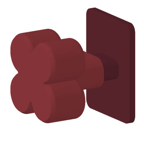 Flower cap on a HeritageCraft lever
